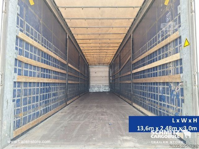 Open oplegger met zeil Schmitz Cargobull Curtainsider Mega