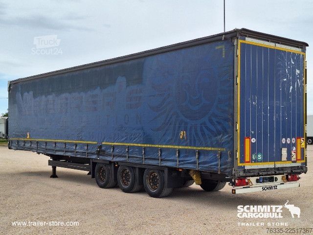 Open oplegger met zeil Schmitz Cargobull Curtainsider Mega