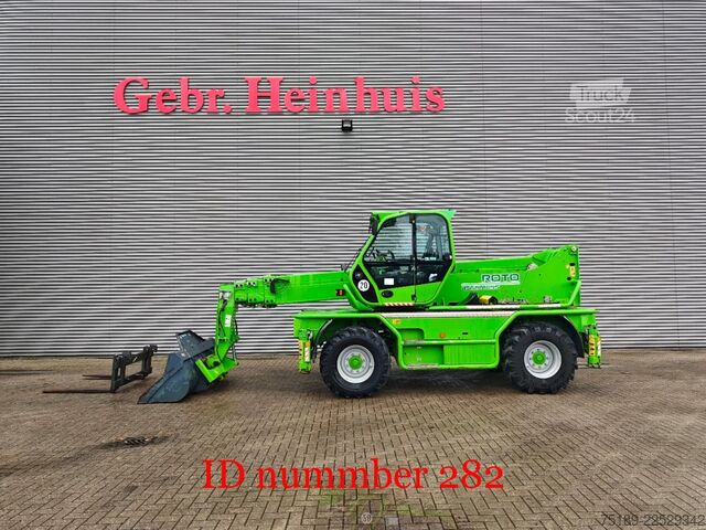 Rotierender Teleskoplader Merlo Roto 45.21 MCSS Radio Remote Bucket + Forks!