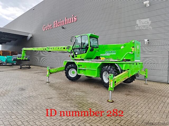 Rotierender Teleskoplader Merlo Roto 45.21 MCSS Radio Remote Bucket + Forks!