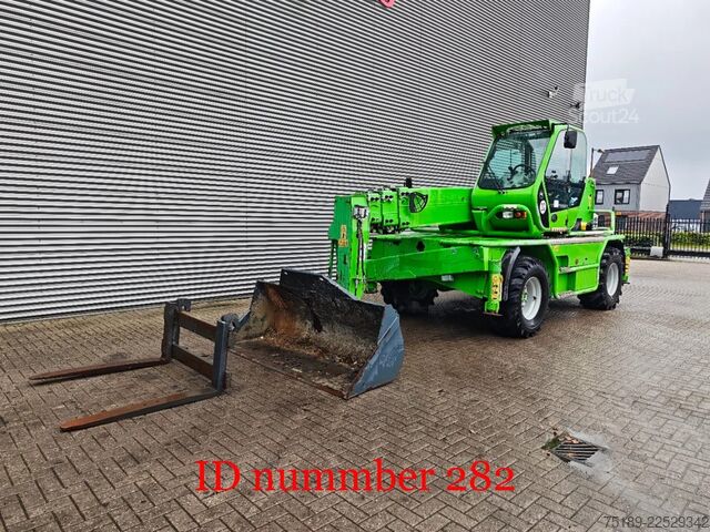 Rotierender Teleskoplader Merlo Roto 45.21 MCSS Radio Remote Bucket + Forks!