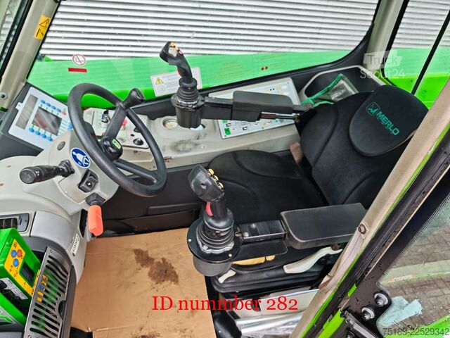 Rotierender Teleskoplader Merlo Roto 45.21 MCSS Radio Remote Bucket + Forks!