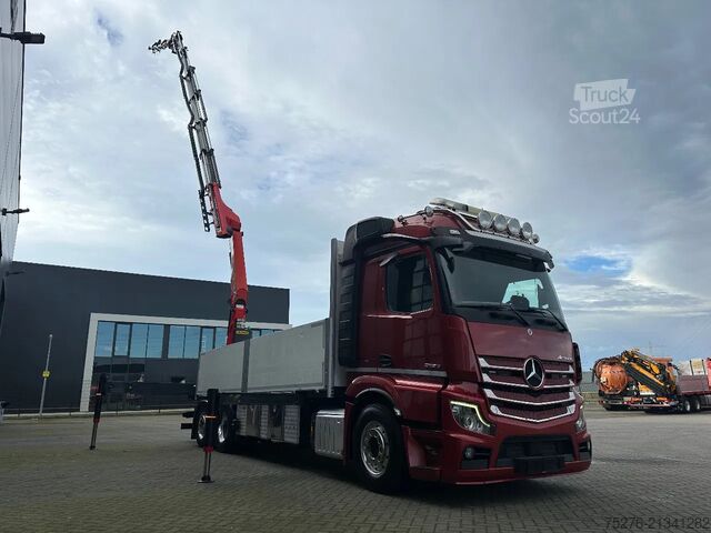 Vrachtwagen met kraan Mercedes-Benz Actros 2853 6x2 Palfinger PK 37002 TEC 7+fly ji...
