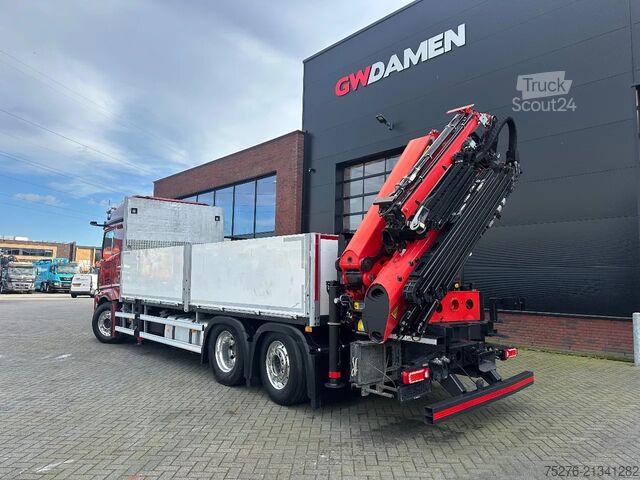 Vrachtwagen met kraan Mercedes-Benz Actros 2853 6x2 Palfinger PK 37002 TEC 7+fly ji...