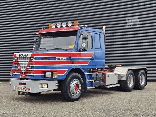 Estándar-SZM Scania T143.450 6x4 TORPEDO / HAUBER / HYDRAULIC