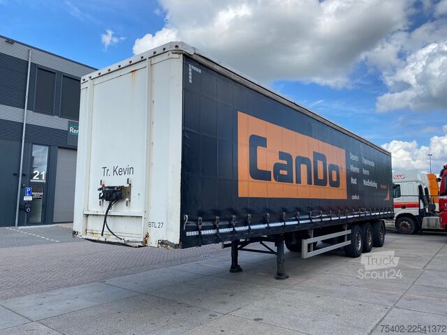 Bīdāmie tentiņi Pacton /Hard-Wood Floor / Steering Axle / 1x Lift Axle...