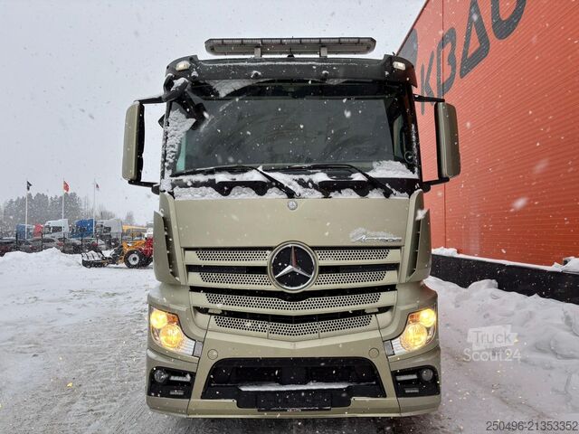 Öppen kropp Mercedes-Benz Actros 2542 6x2*4 PK 27002 + JIB / BOX L=6231 m...
