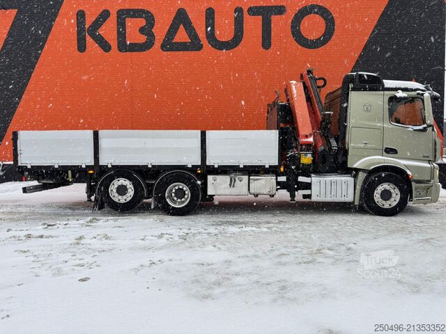 Öppen kropp Mercedes-Benz Actros 2542 6x2*4 PK 27002 + JIB / BOX L=6231 m...