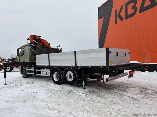 Öppen kropp Mercedes-Benz Actros 2542 6x2*4 PK 27002 + JIB / BOX L=6231 m...