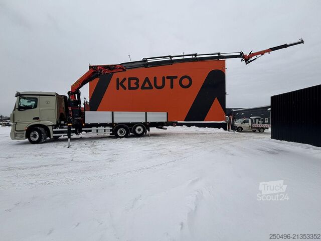 Öppen kropp Mercedes-Benz Actros 2542 6x2*4 PK 27002 + JIB / BOX L=6231 m...
