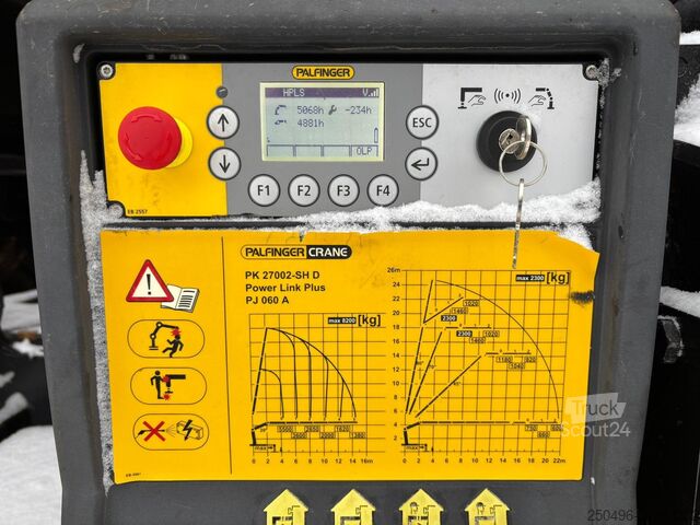 Öppen kropp Mercedes-Benz Actros 2542 6x2*4 PK 27002 + JIB / BOX L=6231 m...