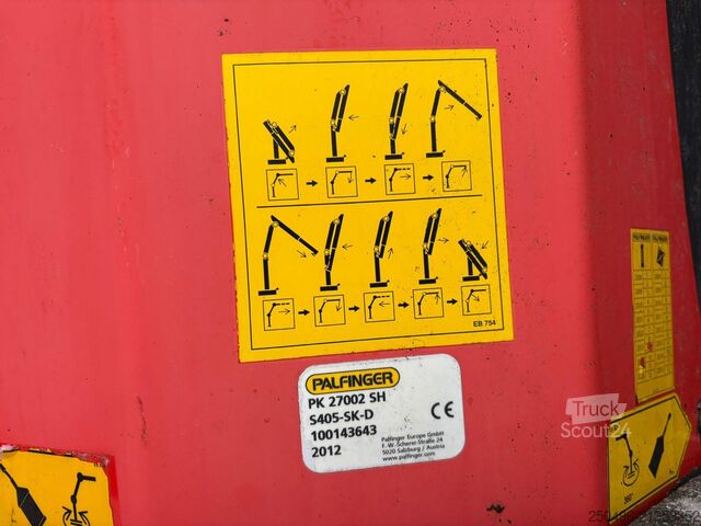 Öppen kropp Mercedes-Benz Actros 2542 6x2*4 PK 27002 + JIB / BOX L=6231 m...