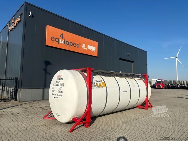 танк-контейнер SINGAMAS 34.980L / 1-comp. / 4 BAFFLES / 20FT swapbody /...
