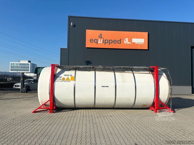 танк-контейнер SINGAMAS 34.980L / 1-comp. / 4 BAFFLES / 20FT swapbody /...
