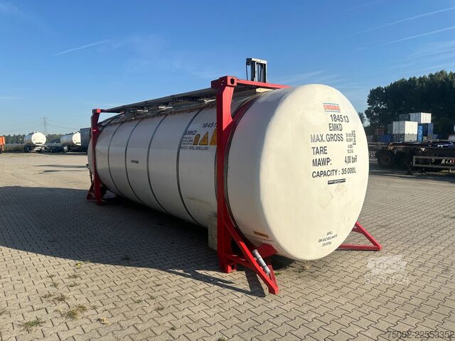 танк-контейнер SINGAMAS 34.980L / 1-comp. / 4 BAFFLES / 20FT swapbody /...