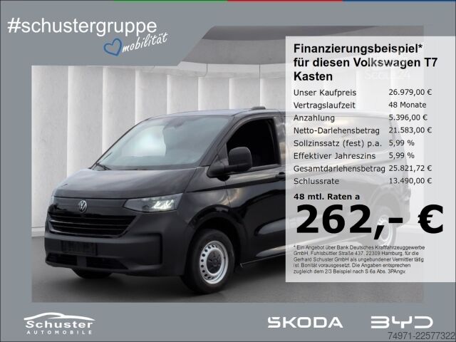 Ploščati dostavnik VW T7 Kasten LR 2.0TDI*LED Tempo SHZ R-Kam AppConn
