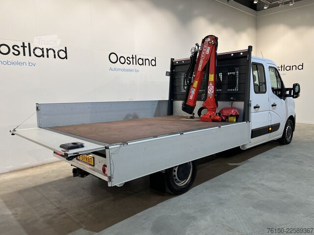 Camião plataforma com grua Renault Master 2.3 dCi 145 PK L3 Open Laadbak / Fassi K...