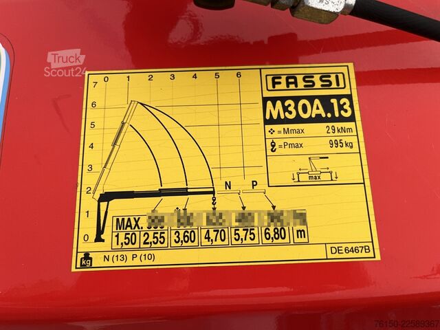 Camião plataforma com grua Renault Master 2.3 dCi 145 PK L3 Open Laadbak / Fassi K...