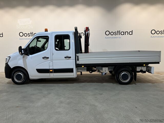 Nákladní automobil s plošinou a jeřábem Renault Master 2.3 dCi 145 PK L3 Open Laadbak / Fassi K...