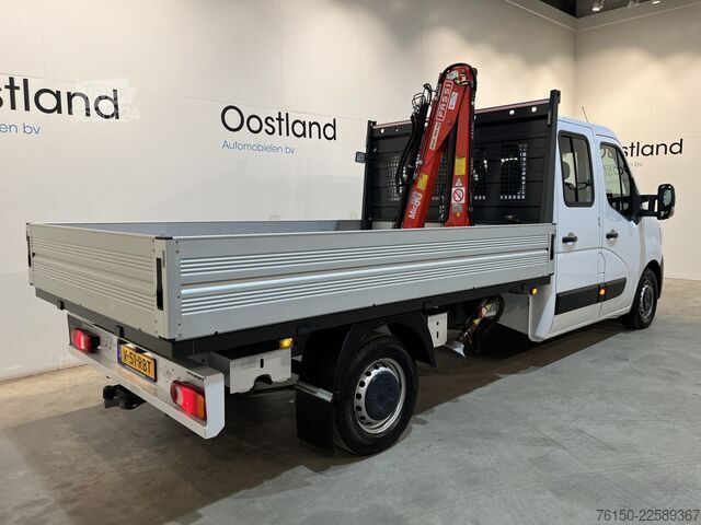 Nákladní automobil s plošinou a jeřábem Renault Master 2.3 dCi 145 PK L3 Open Laadbak / Fassi K...