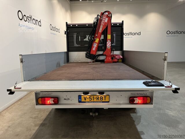 Nákladní automobil s plošinou a jeřábem Renault Master 2.3 dCi 145 PK L3 Open Laadbak / Fassi K...