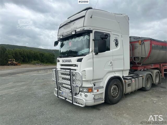 Стандарт-СЗМ Scania 480 6x2 truck w/ hydraulics and new engine.