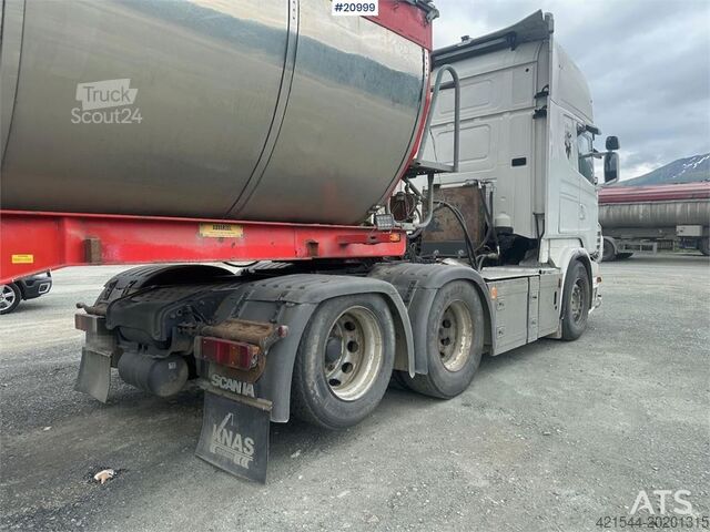 Стандарт-СЗМ Scania 480 6x2 truck w/ hydraulics and new engine.