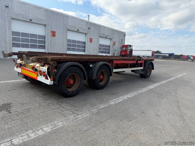 Containertransport Kel-Berg Transfer trailer / Abrollanhänger / overførings