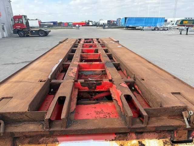 Containertransport Kel-Berg Transfer trailer / Abrollanhänger / overførings