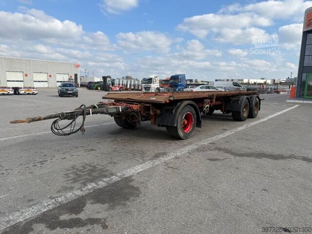 Containertransport Kel-Berg Transfer trailer / Abrollanhänger / overførings