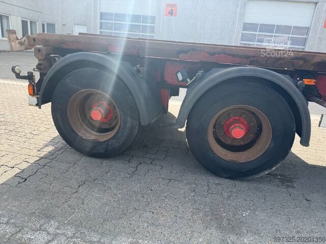 Containertransport Kel-Berg Transfer trailer / Abrollanhänger / overførings