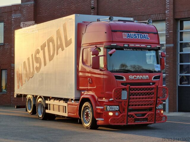 Bőrönd Scania R580 V8 Topline 6x2 - Box with sidedoors - Reta...