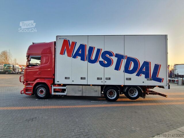 Bőrönd Scania R580 V8 Topline 6x2 - Box with sidedoors - Reta...
