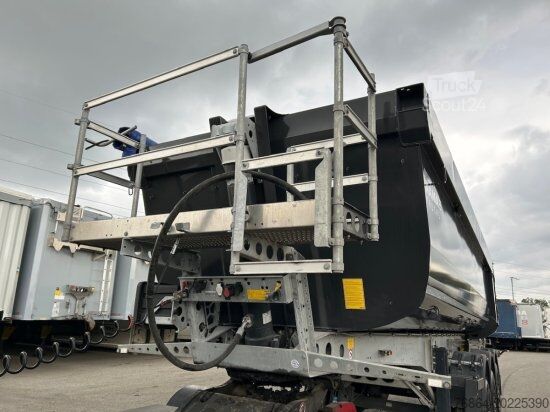 Полуремарке самосвал SCHMITZ KIPPMULDE 24M³, STAHL-LIGHT CHASSIS, LIFTACHSE, ROLLPLANE