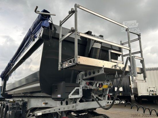 Полуремарке самосвал SCHMITZ KIPPMULDE 24M³, STAHL-LIGHT CHASSIS, LIFTACHSE, ROLLPLANE