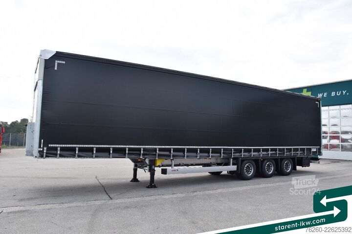 Naczepa otwarta z plandeką SCHMITZ CARGOBULL Megatrailer Hubdach Liftachse D.C. 9.5 MIETE