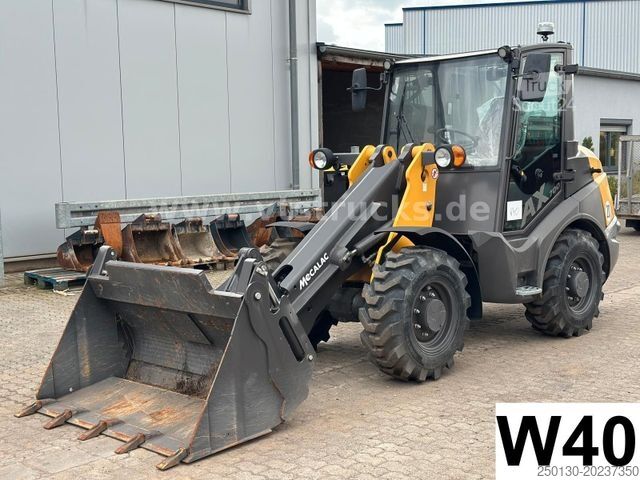 Wiellader MECALAC AX 700 4x4 Schaufel NEU Greifschaufel