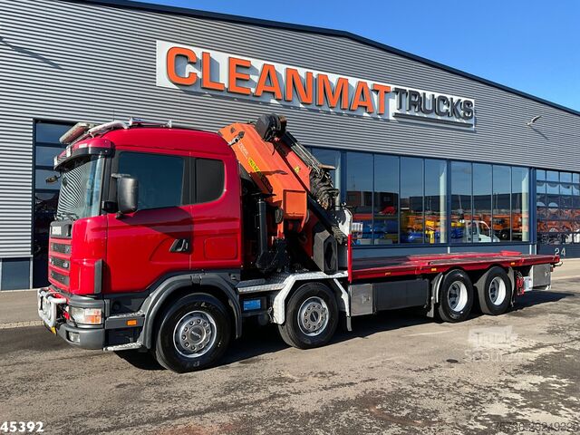 Autogru Scania R 124.420 8x4 Palfinger 72 Tonmeter laadkraan +...