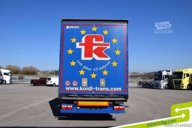 Semi-remorque bâchée SCHWARZMÜLLER Light Palettenkasten SAF Achsen TÜV 08/26