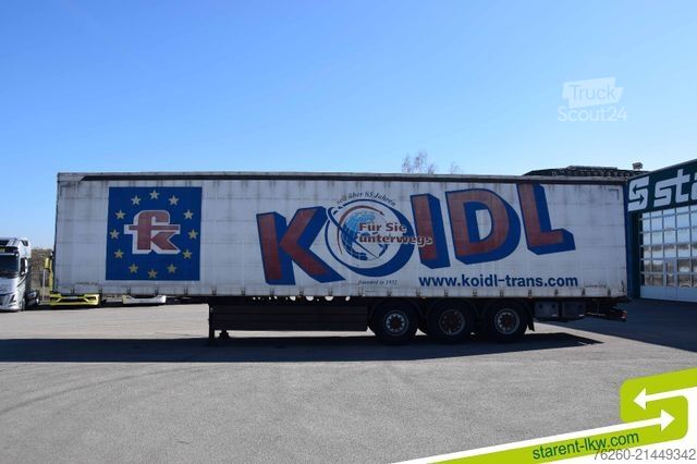 Semi-remorque bâchée SCHWARZMÜLLER Light Palettenkasten SAF Achsen TÜV 08/26