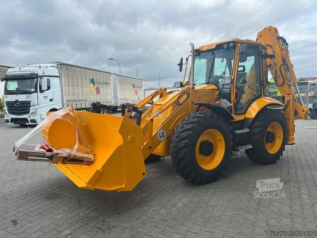 Baggerlader JCB 4CX / Klappschaufel / Dual Drive / Sonderedition