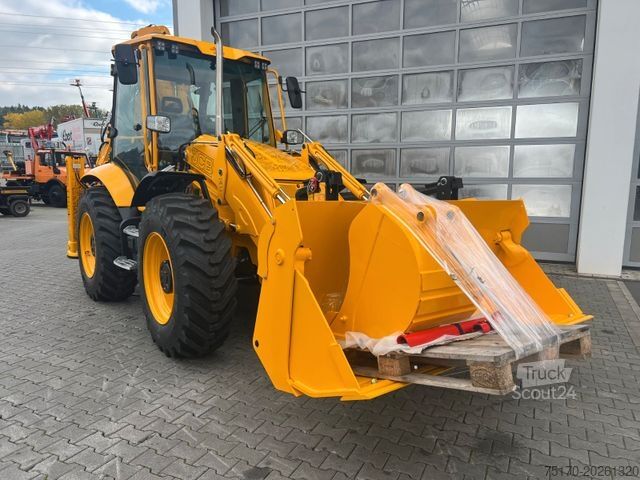 Baggerlader JCB 4CX / Klappschaufel / Dual Drive / Sonderedition