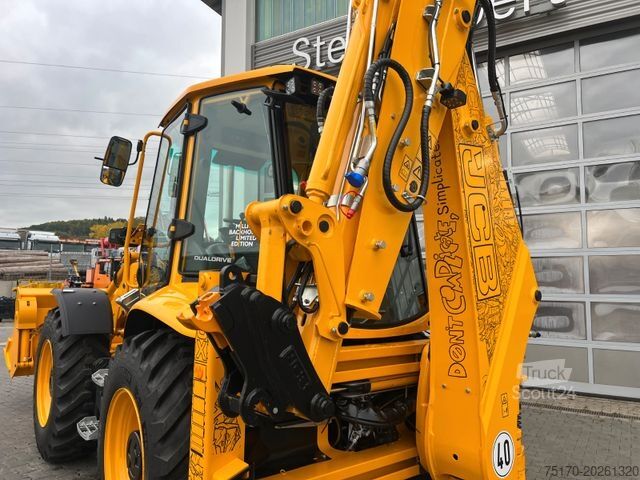 Baggerlader JCB 4CX / Klappschaufel / Dual Drive / Sonderedition