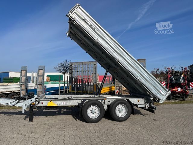 Remorque benne trilibérale MÜLLER-MITTELTAL KA-TA-R 14,4 Tandem Dreitseitenkipper m. Anleger