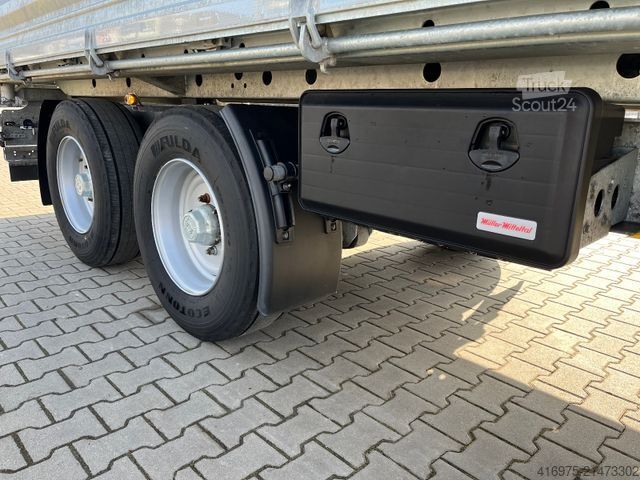 Remorque benne trilibérale MÜLLER-MITTELTAL KA-TA-R 14,4 Tandem Dreitseitenkipper m. Anleger