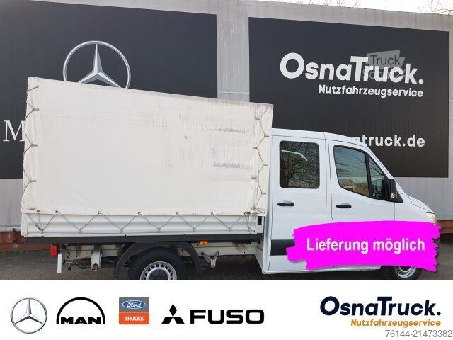 Schuifzeil bestelwagen MERCEDES-BENZ Sprinter 314 CDI DOKA Pritsche/Plane Klima,Tempo