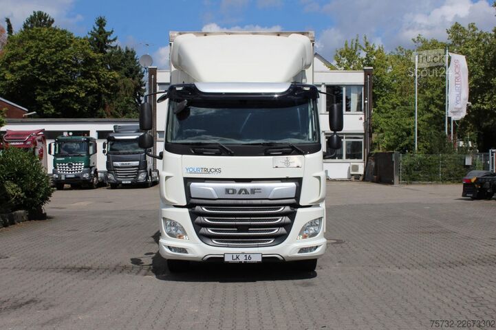 Φορτηγό πλατφόρμα με μουσαμά Daf CF  320 Plane   Schlafkabine Klima LDW Edscha LBW