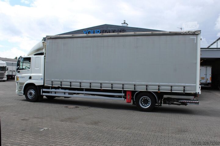 Φορτηγό πλατφόρμα με μουσαμά Daf CF  320 Plane   Schlafkabine Klima LDW Edscha LBW