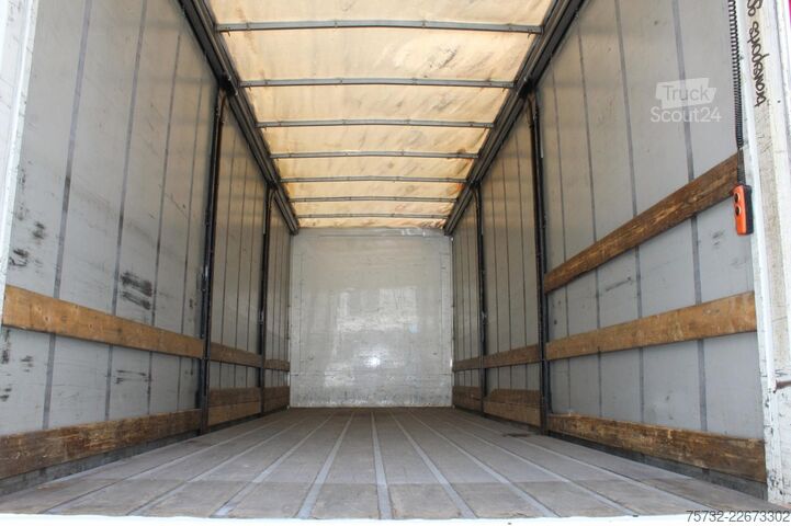 Φορτηγό πλατφόρμα με μουσαμά Daf CF  320 Plane   Schlafkabine Klima LDW Edscha LBW