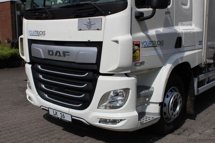 Φορτηγό πλατφόρμα με μουσαμά Daf CF  320 Plane   Schlafkabine Klima LDW Edscha LBW
